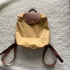 Longchamp Le Pliage Backpack in Fawn